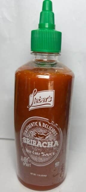 רוטב סרירצ'ה פלפל צ'לי חריף ליברס-Lieber's Sriracha Hot Chili Sauce