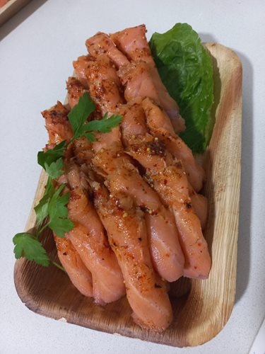 פלטת סלמון (lox) מעושן פרוס