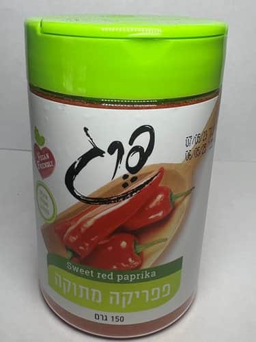 פפריקה מתוקה-Sweet red paprika