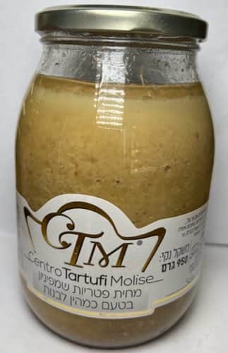 מחית פטריות שמפיניון בטעם כמהין לבנות-White truffle flavored champagne mushroom puree