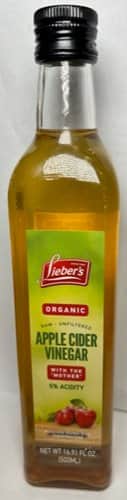 חומץ סיידר תפוחים ליברס-Lieber's Apple Cider Vinegar