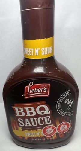 רוטב ברביקיו בסגנון חמוץ מתוק ליברס-Lieber's BBQ Sauce Sweet&Sour
